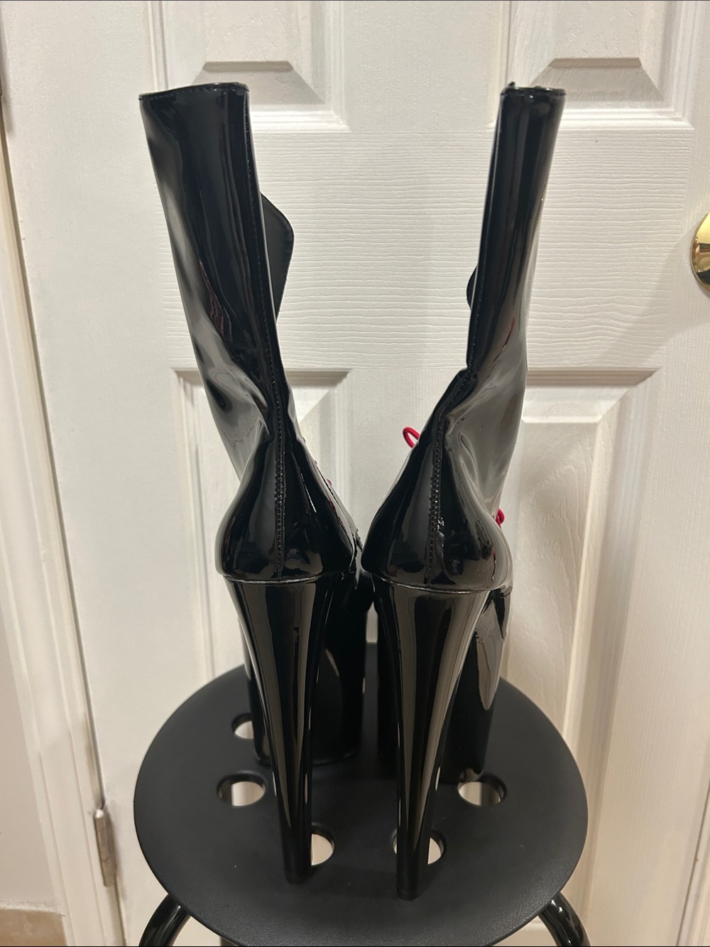 Pleaser Platform Ankle Boots Size 12 - Picture 5 of 10